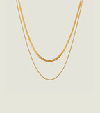 Double Snake Halskette