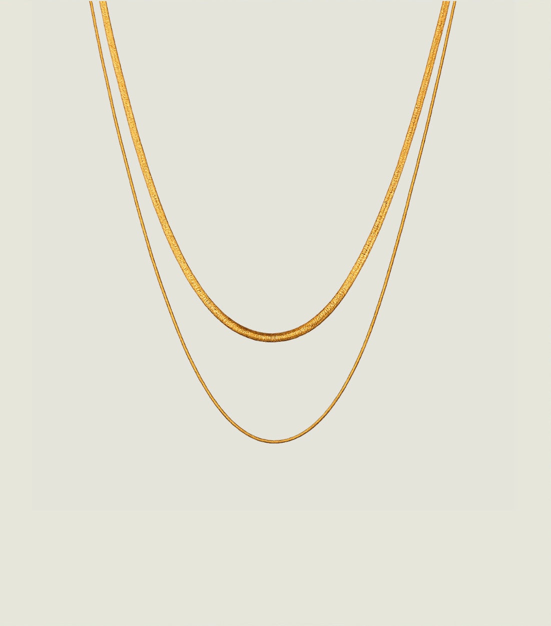 Double Snake Halskette